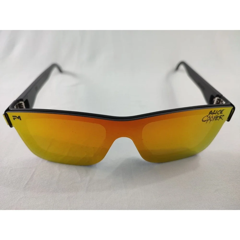 ULTRA RARE Alice Cooper Fast Metal Alpine‎ Sunglasses Black 50% Donation Charity